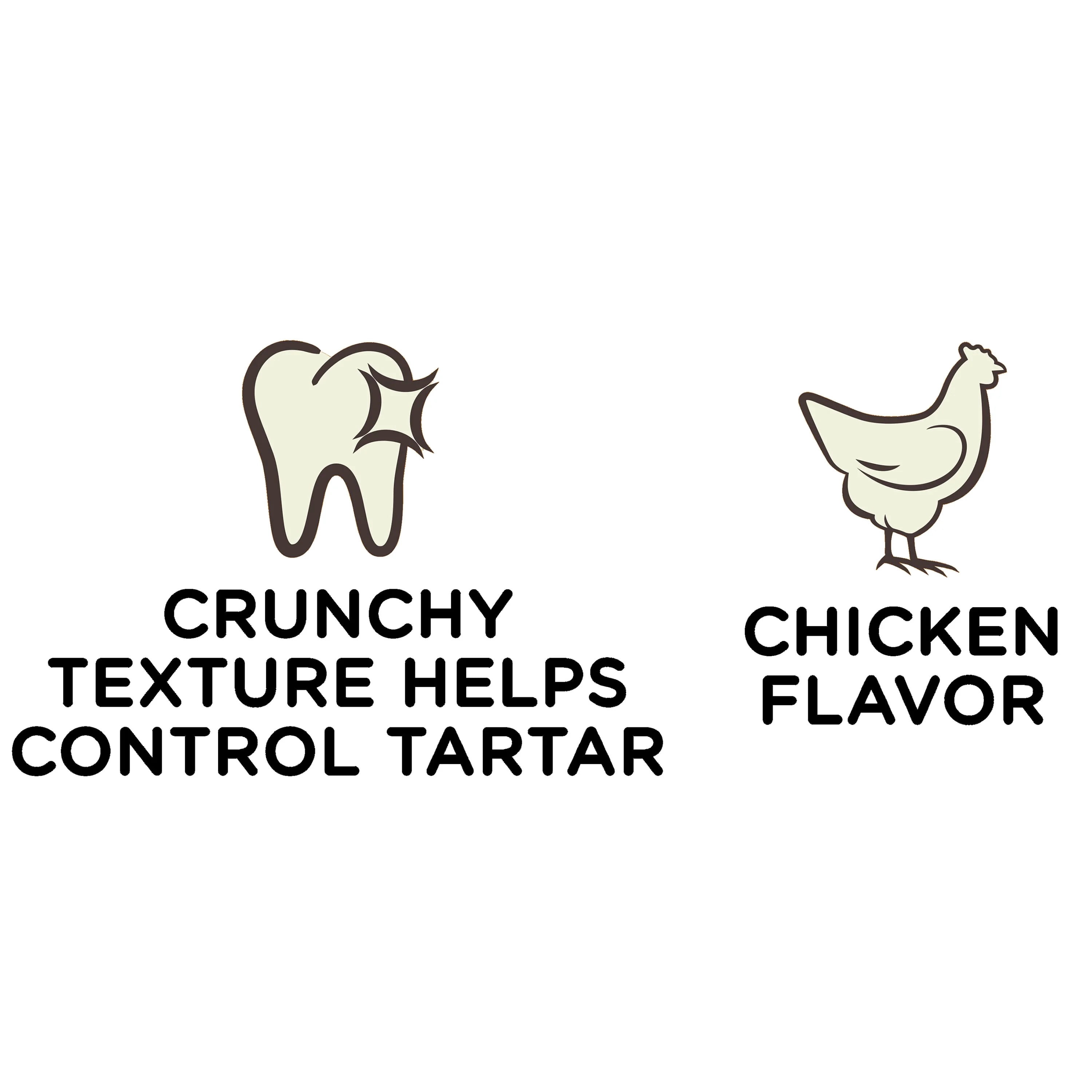 (4 pack) Special Kitty Crunchy & Creamy Dry Cat Treats, Chicken Flavor, 30 oz