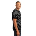 thumbnail image 2 of Port Company Essential Tiger Stripe Tie-Dye Tee Black 3XL., 2 of 3