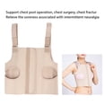 thumbnail image 3 of Chest Support Brace, Sternum And Thorax Support Chest Brace, Widen Fixation Adhesive, Adjustable Shoulder Strap Breathable Rib Support Brace, 3 of 8
