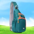 thumbnail image 1 of Bolsa De Pecho Riñoneras informales para hombre, bandoleras de nailon ajustables, accesorios para deportes al aire libre Sywqhk Para Estrenar, 1 of 3