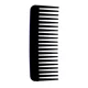 thumbnail image 1 of Peine de dientes anchos rectangular, peine plano de plástico, peine para masajear el cabello, peines de peluquería, herramientas de peinado, 1 of 3