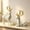 E, variant on 2Pcs Resin Reindeer Statue Small Christmas Seated And Standing Deer Figurine, Reindeer Ornaments For Living Room, Wine Cabinet, Display Stand, Bedroom, Office Desktop