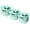 Small Set of 3 Green, variant on Flexible Plastic Carry Laundry Basket Holder Square Storage Hamper with Side Handles, Purple Set of 3