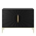 thumbnail image 6 of Accent Entry Cabinet , Black, Wood, Living Dining Room Kitchen Cafe Bistro Hospitality Restaurant, Modern Contemporary, HB37867, 6 of 9