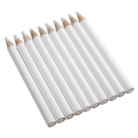 RAGUPEL 10 Pieces Wax Rhinestone Pencil Wax Pencil Set For Rhinestones Gem Dotting Pick Up Tools White Nail Pencil White Nail Pencil Under Nail Nail Whitener White Pencil For Under Nails Nail Pencil
