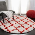 thumbnail image 1 of Safavieh Barcelona Anabelle Tapis Peluche Shag Géométrique, 1 of 3
