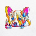 thumbnail image 3 of CafePress - Colorful Corgi Puppy T Shirt - 100% Cotton Ringed T-Shirt, 3 of 4