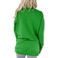 thumbnail image 3 of YanHoo Long Sleeve V Neck Shirts for Women Solid Basic Casual Spring Summer Tunic Tops, 3 of 5