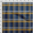 thumbnail image 3 of oneOone Cotton Poplin Dark Blue Fabric Madras Check Fabric For Sewing Printed Craft Fabric By The Yard 56 Inches Wide, 3 of 4
