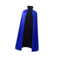 thumbnail image 3 of Capa de Halloween, capa de , capa de , túnica de mago, capa medieval para suministros de fiesta, accesorio de fotografía Negro Azul, 3 of 10