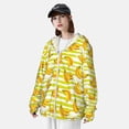 thumbnail image 3 of Lsque Bananas On A Striped UPF 50+ Lightweight Sun Protection Men's Women's Long Sleeve Shirt, Hoodie Performance -Medium, 3 of 9