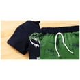 thumbnail image 5 of Younger Tree Baby Boy Summer Outfits Set Kid Dinosaur Short Sleeve T-Shirt Shorts Clothes Set for 5-6T, 5 of 5