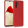 thumbnail image 1 of IBAOLE Étui TPU Compatible avec Huawei P30 Pro - Étui Souple Mince Lisse Flexible Protection Téléphone - Gris Ardoise Rouge Foncé, 1 of 7