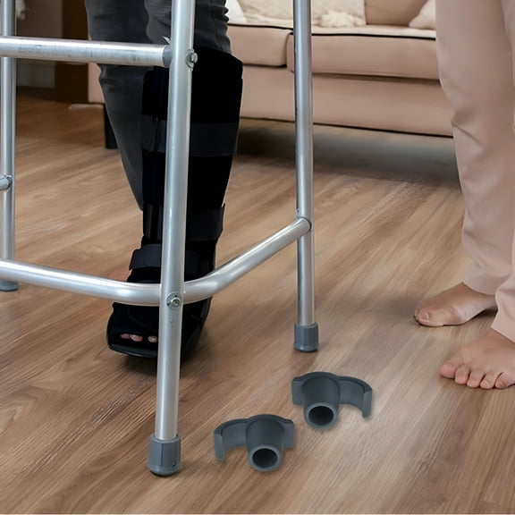 XIRQI 2 Pcs Walker Skis Glides For Folding Walker Glides For Seniors Essentials Walker Accessories Mobility Aid Accessory For Seniors