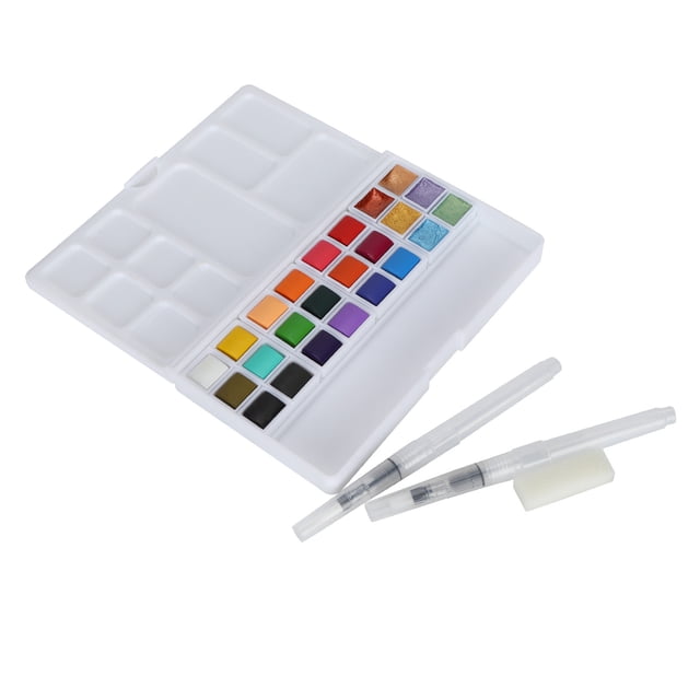 Ensemble de Peinture Aquarelle Nacrée, Pigment Aquarelle pour la Maison, Design Révolutionnaire