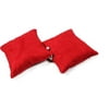 Square Cotton Twill Pillow - Set of 2,, Cinnabar