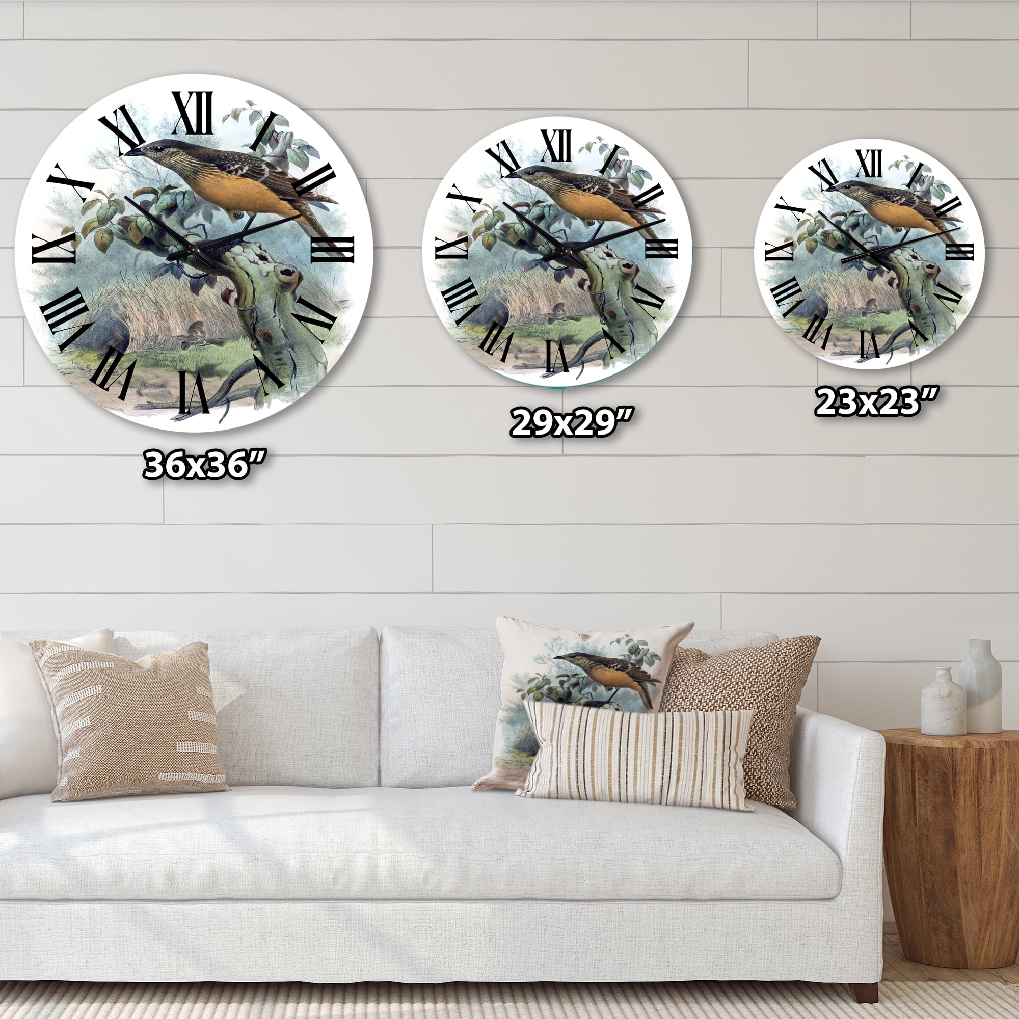 Designart 1 in Traditional Wall Clock