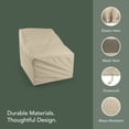 thumbnail image 4 of Covermates Outdoor Armless Chair Cover - 34"W x38"D x 35"H, 300D Polyester, All-Weather, 4 of 7