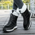 thumbnail image 6 of YOURDIARY Women's Mid-Calf Winter Snow Boot Outdoor Waterproof Cold Weather Faux Fur Boots, 6 of 8