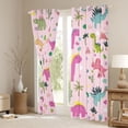 thumbnail image 3 of Homewish Kawaii Animal Dino Black Out Curtains for Kids Boys Girls,Cartoon Wildlife Curtains Pack of 2 (42x63 Each),Cute Dino Bedroom Curtains,Microfiber Bedroom Decor, 3 of 6