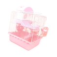 thumbnail image 4 of Serenable Small Animal Carrier Cage,Carry Case,9.06"x6.69''x11.81" Hamster Cage,Small Pet Carrier for Squirrel,Dwarf Hamster,Small Pets pink, 4 of 9