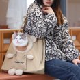 thumbnail image 2 of Bolsa De Transporte De Gatos Portador Mochila Transpirable Cat Out Bag Moda Gran Capacidad Para Gato Cachorro Perro, 2 of 4