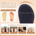 thumbnail image 3 of Mens Slippers Wide Toe Memory Foam Water-Resistant House Shoes Diabetic Friendly, 3 of 8