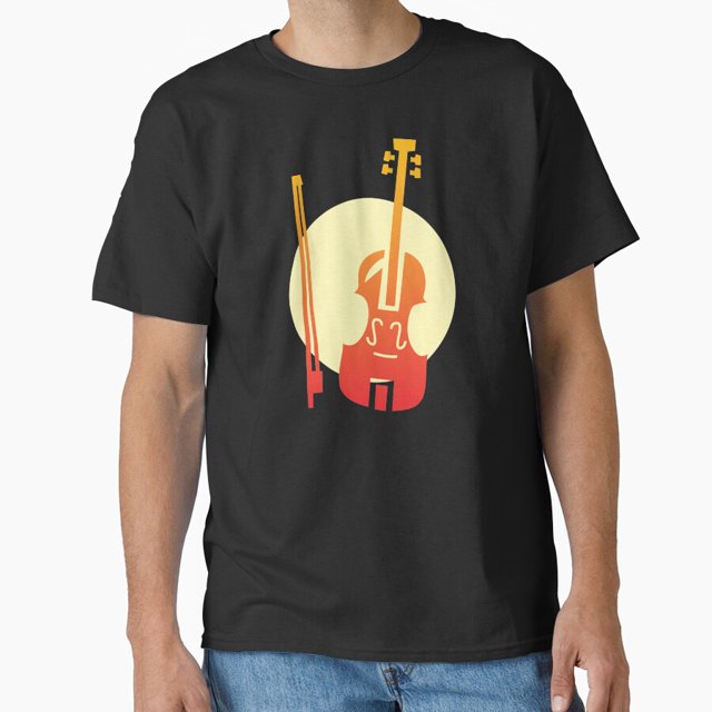 Instruments Silhouette 2 Orchestra Musical String Group Art Unisex T-Shirt GH03466, up to size 5XL