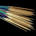 thumbnail image 7 of Becikitc 18pcs Bamboo Circular Knitting Needles Set – Double Pointed Carbonized Needles with Plastic Cords, 40-120cm, 18 Sizes (2.0mm-10.0mm), 7 of 7