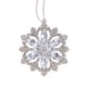 thumbnail image 2 of Christmas Snowflake Pendant And Rhinestone Metal Christmas Tree Ornament, 2 of 6