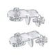 thumbnail image 3 of 2x Clips para cubrir la parte del tanque de peces, abrazadera para pantalla de acuario, transparente, Universal, multiusos, protección contra, 3 of 8