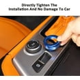 thumbnail image 6 of TINKI Alloy Car Interior Center Console Multimedia Knob Button Covers Compatible with Chevrolet Corvette C7 2014-2019 Car Driving Mode Knob Cover Trim, 6 of 7