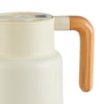 thumbnail image 5 of Double Wall Insulated Thermal Coffee Carafe 1.3L Water Tea Jug Stainless Steel Coffee Pot Milk Kettle for Drom Kitchen Hotel Home Beige, 5 of 8