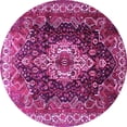 thumbnail image 1 of Ahgly Company Indoor Round Persian Pink Traditional Area Rugs, 8' Round, 1 of 4