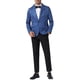 thumbnail image 2 of BLAZER RAYADO INSPIRADOR PARA HOMBRES, CHAQUETA DE TRAJE CON PATRÓN DE RAYAS, SAKO DE NEGOCIOS DEPORTIVO, TALLA XL, AZUL OSCURO, 2 of 4