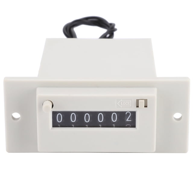 Contador electrónico de dígitos NikouMX CSK6-YKW Contador electromagnético de 6 dígitos