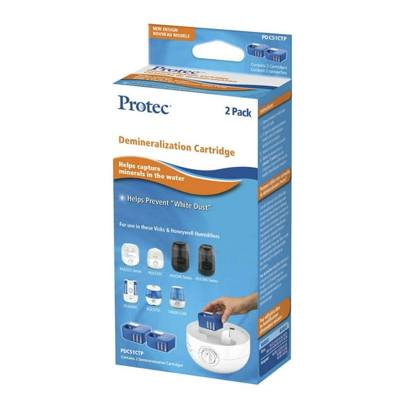 Cartouche de démineralisation Protec PDC51CTP, Paquet de 2