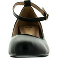 thumbnail image 3 of Womens BOBBY1 Closed Round Toe Ankle Strap Hidden Wedge High Heel Shoes, 3 of 4