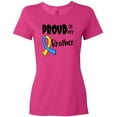 thumbnail image 3 of Inktastic Proud of My Brother Down Syndrome Awareness Women's T-Shirt, 3 of 5