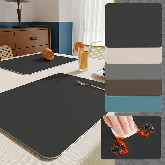 Solid Color Medium Size Kitchen Insulation Pad Countertop Protection Mat For Casseroles And Tableware, Heat-resistant Design, Ideal For Home Dining Use, 1pc, by UKHCCC
