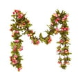 thumbnail image 2 of opvise 220cm Fake Flower Vines Not Wither Decorative Artificial Rose Flowers Vine DIY Wedding Garland Accessories for Daily Life Pink, 2 of 7