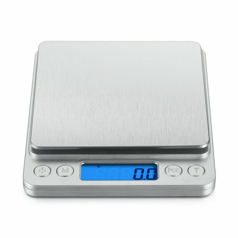 American Weigh Scales Pocket Weight Scale Stainless Steel Surface High  Precision Backlit Lcd Display 600g X 0.1g : Target