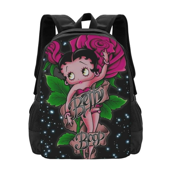 Betty Boop Backpack Travel Daypack Laptop Backpack For Men Women Hiking Travel