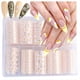 thumbnail image 3 of 10 Rollos de Mini Láminas de Transferencia de Uñas con Flores Blancas, Suministros para Uñas para Arte Uñas, Transferencia Láminas para Uñas con Tema Floral de y Verano, 3 of 10