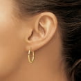 thumbnail image 3 of Boucles d'Oreilles Créoles Ovales en Or Jaune 10k, 3 of 8