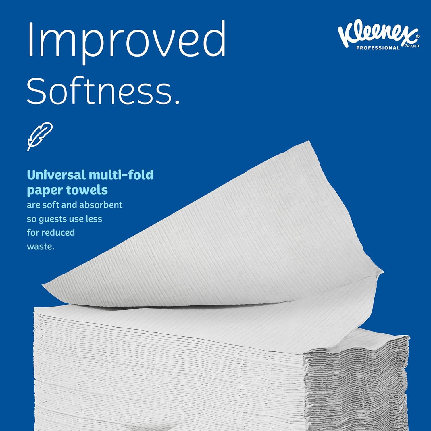 Professional Universal Multifold Paper Towels, Bulk (02046), Absorbency Pockets, 9.2" x 9.4" Towel, White (150 Sheets/Pack, 8 Packs/Case, 1,200 Sheet Total)
