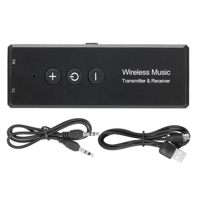 ZF-360A 3 en 1 ABS Bluetooth 5.0 Transmisor Receptor 300mAh Capacidad de la batería Adaptador de audio inalámbrico de 3,5 mm