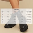 thumbnail image 3 of OKBOP Combat womens boots Platform Round Toe Lace-Up Round Toe Regular retro Comfortable Mid Heel 37, 3 of 5