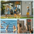 thumbnail image 5 of Uxcell Flying Rings, 4Pcs PP Plastic Flying Discs for Sports Outdoor Playing Game Beach Pool Activities, Red, 5 of 5