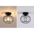 thumbnail image 5 of FETCOI Modern Crystal Ceiling Light Black Flush Mount Chandelier  Fixture Reservation Bedroom Living Room, 5 of 7
